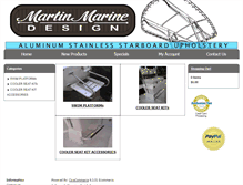 Tablet Screenshot of martinmarinedesign.com